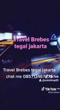 Travel Brebes tegal Jakarta