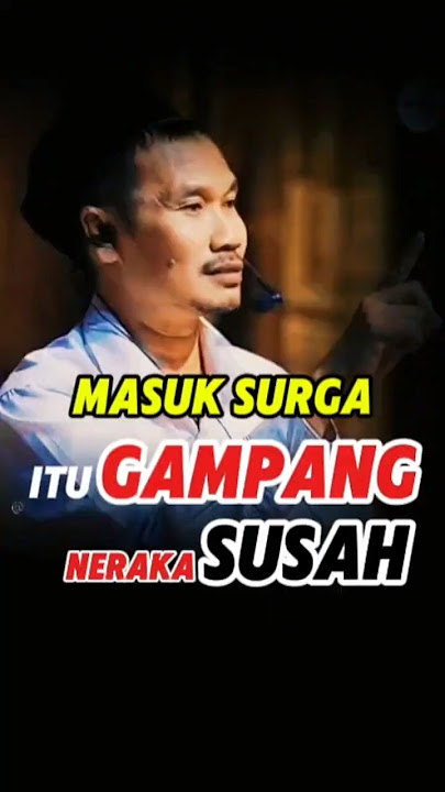 Gus Baha: Getting into Heaven is Easy! #gusbaha #heaven #hell