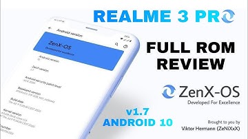 [ROM] ZenX OS v1.7 Realme 3 Pro | Full Rom Review | Customization on Top