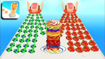 PANCAKE RUN 🥞💕: All Levels Gameplay Walkthrough Android, iOS New UPDATE