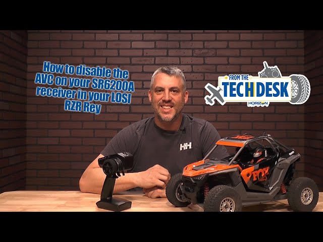 How to disable the AVC on your SR6200A receiver in your LOSI RZR Rey