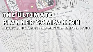 The ULTIMATE planner companion ! Initial setup!