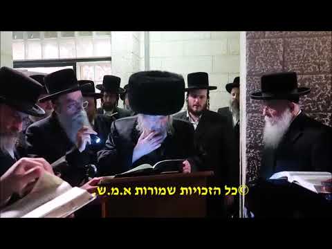Belzer Rebbe At Kiddush Levana 13 Menachem Av 5783