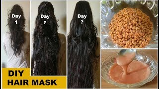 DOUBLE Hair growth, Grow Long Hair with Fenugreek Seeds Hair Mask, Stops Hair Loss