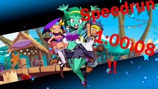 Shantae Half Genie Hero Friends to the end 100% speedrun 1:00:03