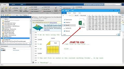 Converting MATLAB  mat extension File to CSV
