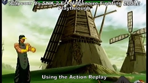Capcom vs Snk 2 EO Millionaire Fighting 2001 Yun Playthrough using the Action Replay for GC :D #GC