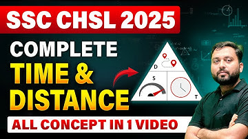 SSC CHSL 2025 Complete Time & Distance in One Video | All Concepts + Tricks by Ashutosh Sir