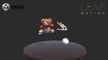 Unity 3D Leap Motion object interaction