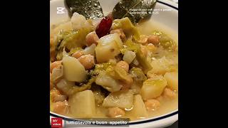 zuppa di ceci con porri e patate ****
