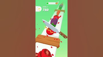 Very satisfying and relaxing ASMR slicing game #shorts