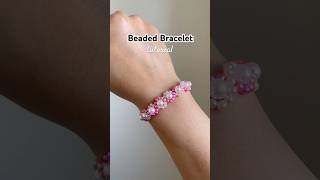 beaded bracelet tutorial #beadedbracelet #tutorial #diy #preppy