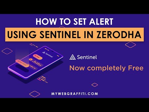 How to create multiple Alert in sentinel in Zerodha ? Most useful feature in Zerodha | Swing Trading