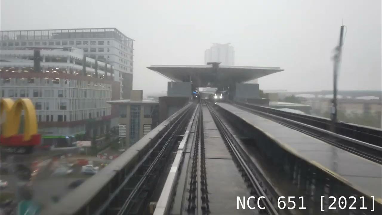 {Rainy Weather, Wheelslips} Kajang Line Siemens Inspiro Ride From