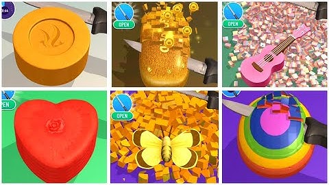 Soap Cutting -Satisfying ASMR gameplay Levels 1 to 15