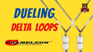 Simultaneous Transmission Tests, Comparison, and Review of the Chameleon Antenna Tactical Delta Loop