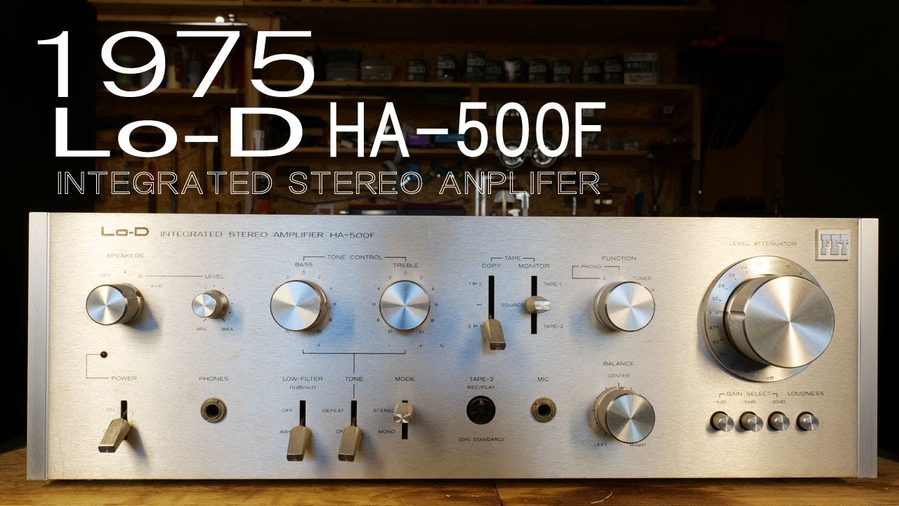 ヘッドホン推奨】1975年Lo-D HA-500F - YouTube