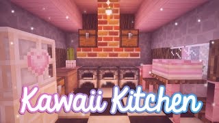 Minecraft ♡ Cute Kitchen design