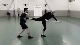 Canne Savate Enchaînement Technique
