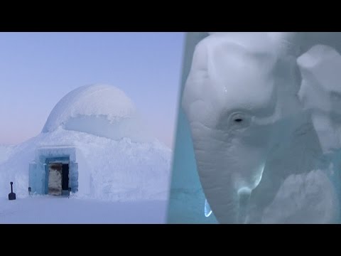 瑞典冰酒店　－5°C冰室數綿羊瞓覺（下）
