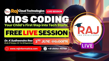 Python for Kids By Dr.K.Sudheendra Rao from Raj Cloud Technologies |Batch-1 session-1|Success step