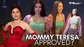 What does Mommy Teresa think of Emma Tiglao at this point of the MGI competition ?