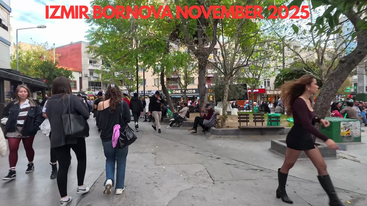 IZMIR BORNOVA 2025 Walking Tour | 4k UHD 60fps | İZMİR TÜRKİYE
