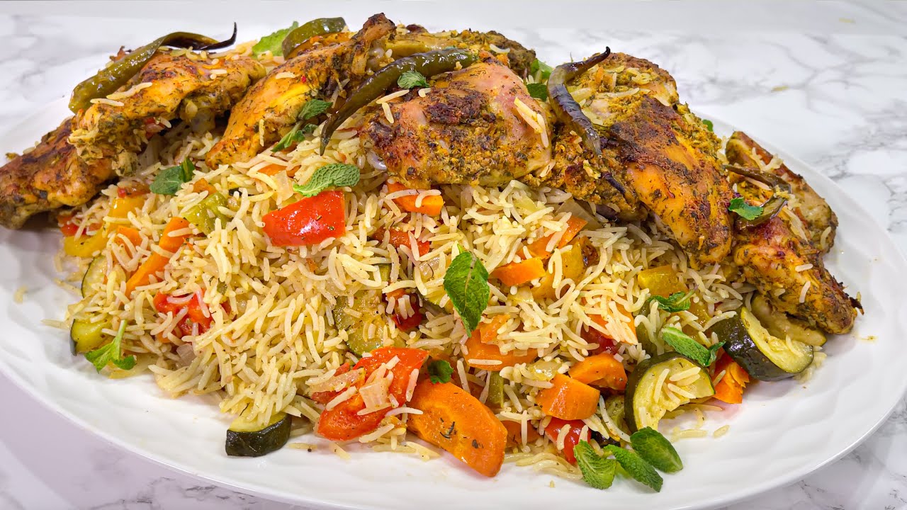Chicken Biryani Without a Pot بریانی داشی که باآماده کردن اش دیگ لازم ...