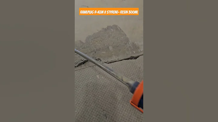 Resin Anchors to repair cracks - The Absolute Strongest _ ￼1:02Rawlplug R-Kem 11 Styrene- Resin