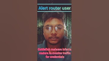 (Alert router user): Cuttlefish Malware Infects routers to monitor traffic for credentials #Malware