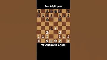 Four Knight game #chess #chessgame #checkmate