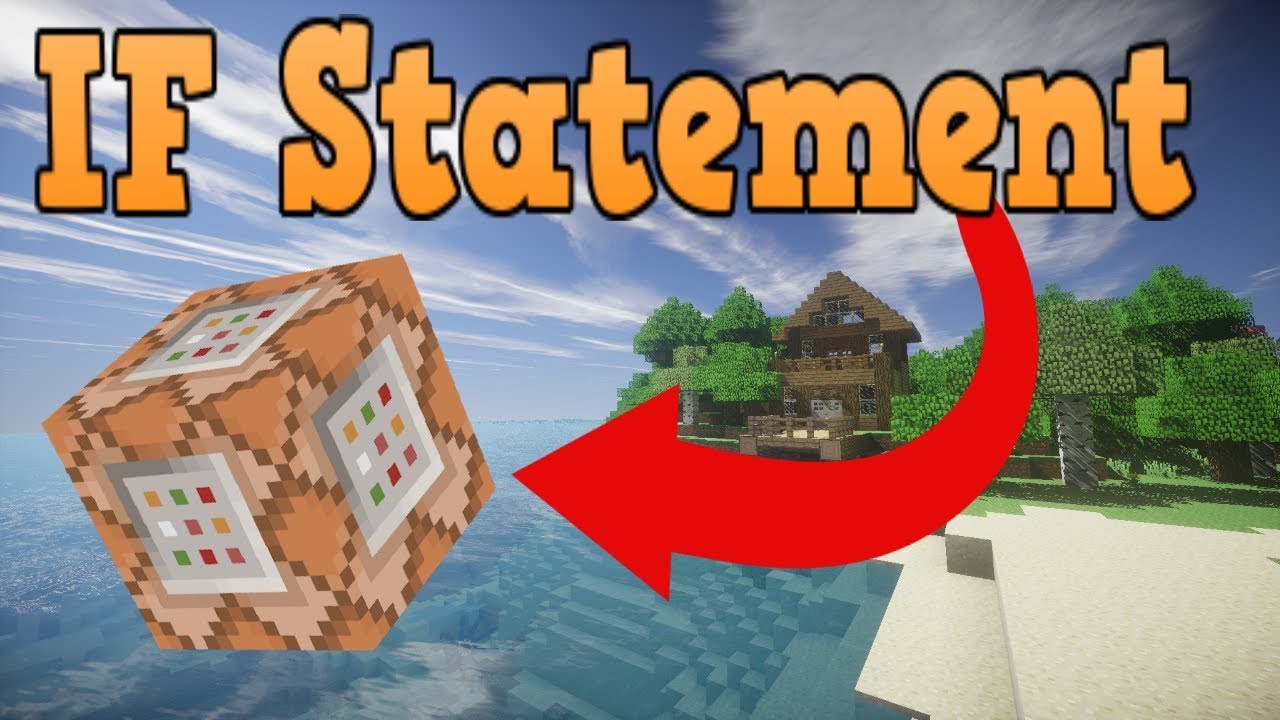 How To Use If Statement Minecraft Bedrock Edition Command Blocks Youtube