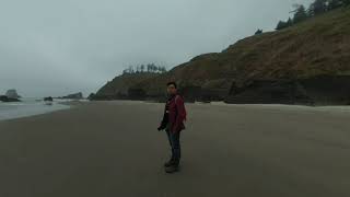 VR180 Travelogue - Cannon Beach