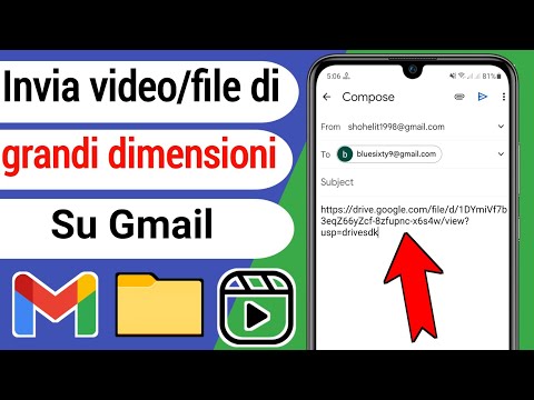 Come inviare video/file