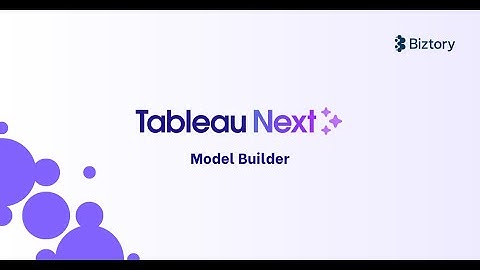 Tableau Next: Model Builder Demo | Biztory