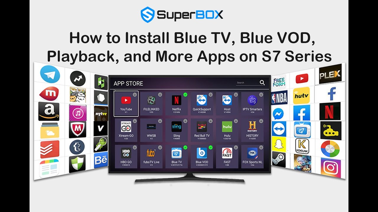 How to Install Blue TV, Blue VOD, Playback, and More Apps on S7 Series ...