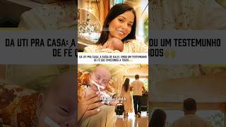 Da UTI pra casa: a saída de Kalel virou um testemunho de fé que emocionou a todos