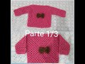 Casaco de crochê com motivos suéter de crochê com motivos infantil  1 ano  para bebê passo  passo