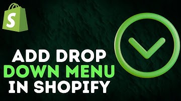 How To Add Drop Down Menu In Shopify Dawn Theme | Customize Shopify Dawn Theme
