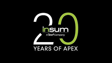 Insum: 20 Years of APEX