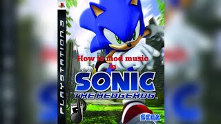 how to mod sonic 06 PS3 (audio changing)