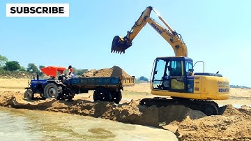 New JCB 3DX Backhoe Machine Loading Red Mud In Mahindra And Swaraj Tractors//JCB LoadingVideo