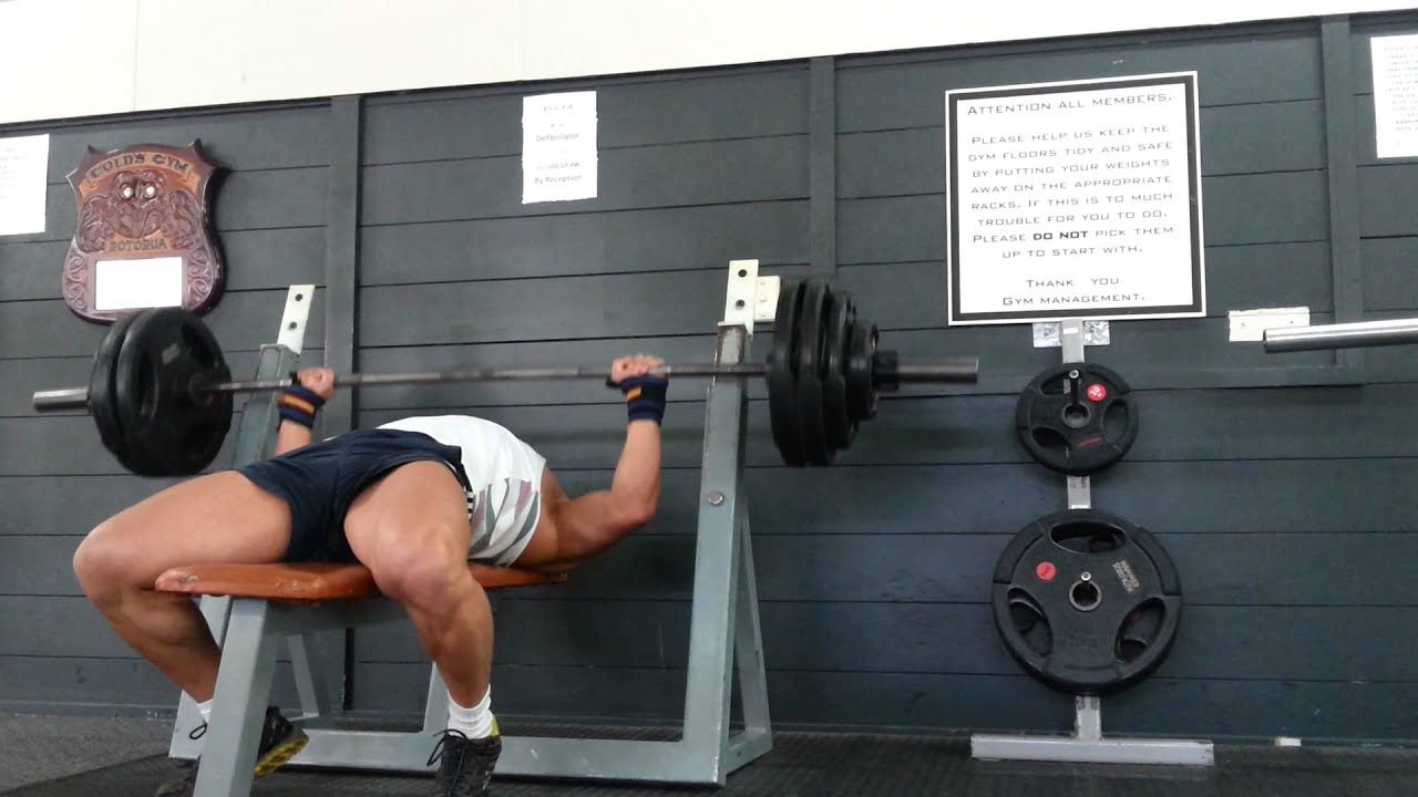 Bench 130kg x6 YouTube