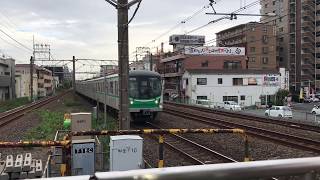 【発車ベルスイッチ撤去進行中】東京メトロ16000系16102F 各駅停車我孫子行き 新松戸駅発着シーン