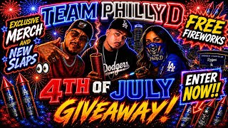 THE OFFICIAL TEAM PHILLY D 4TH OF JULY PYRO GIVEAWAY 