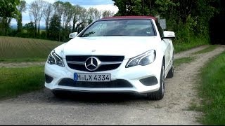 2014 Mercedes E 200 Cabriolet Facelift With 184 Hp Test Drive