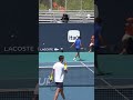 This may be the best shot of the tournament #miamiopen #tennis #atp