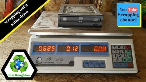 ♻️ Scrapping out a disc drive to determine its value