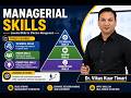 Managerial Skills Explained | Technical, Human & Conceptual Skills | Dr. Vikas Kumar Tiwari