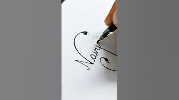 Short name with beautiful style of writing #navya